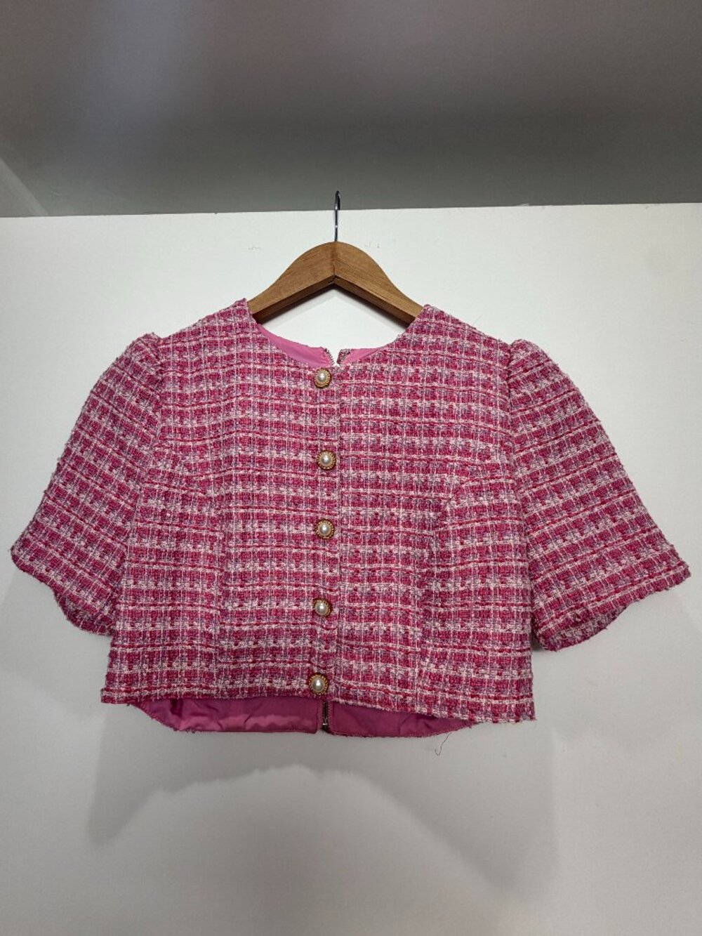 Pink tweed matching set 💕